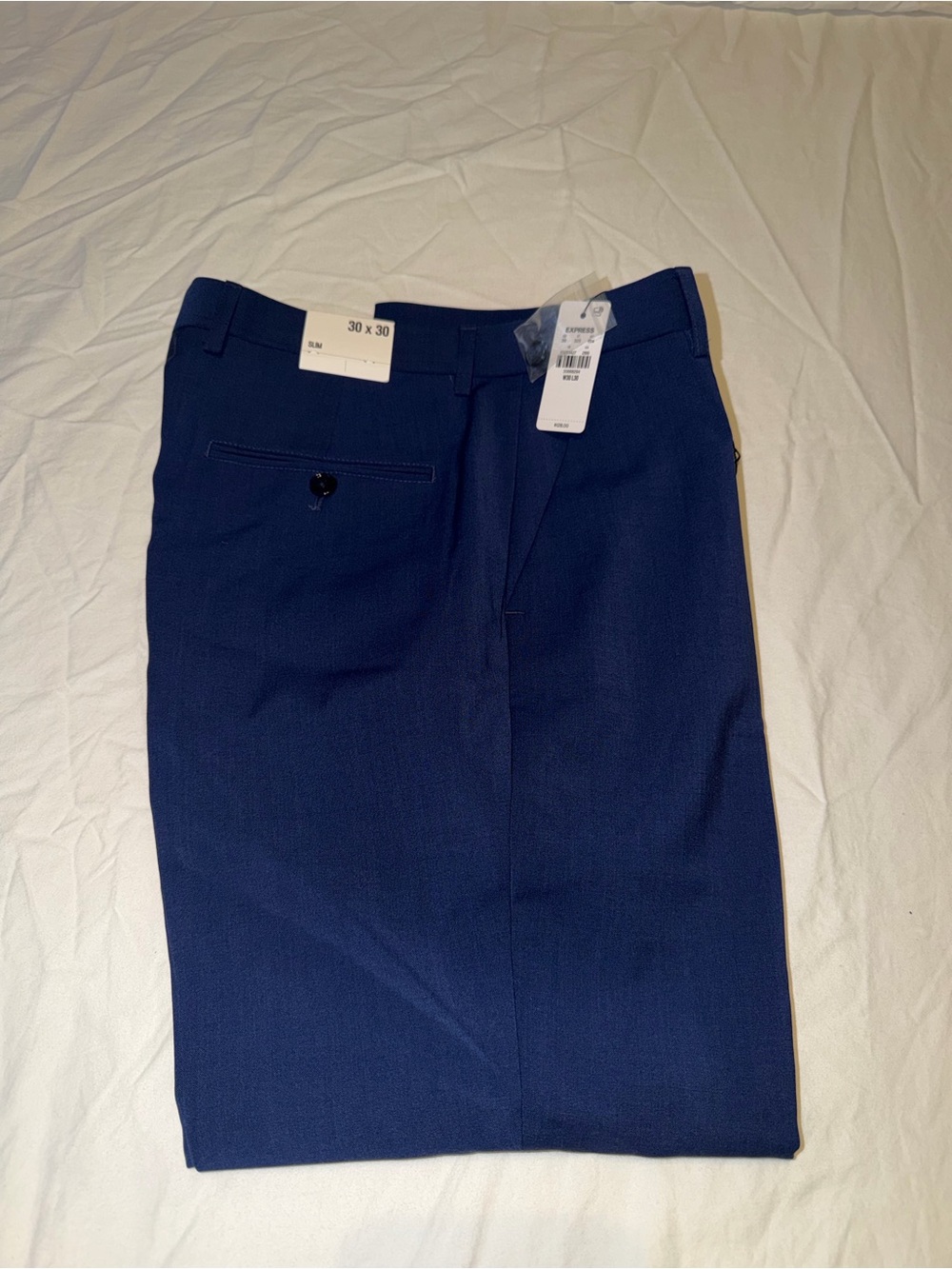 Express Men's Dress Pants in Navy Blue